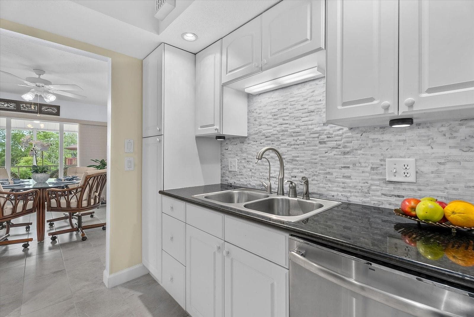 Updated kitchen with under cabinet lighting - 101 LOUELLA LN #10, NOKOMIS