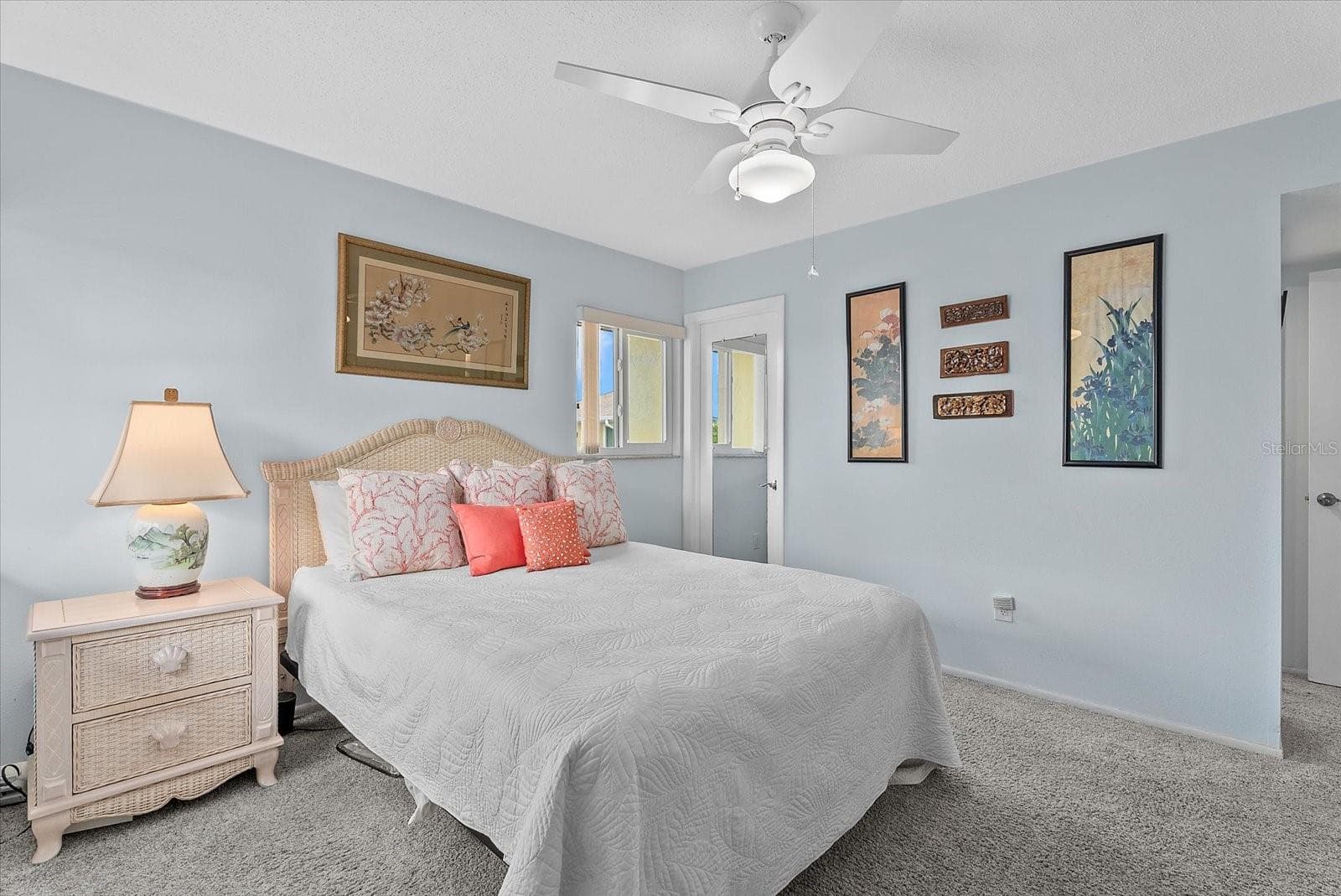 Primary bedroom with walk-in closet - 101 LOUELLA LN #10, NOKOMIS