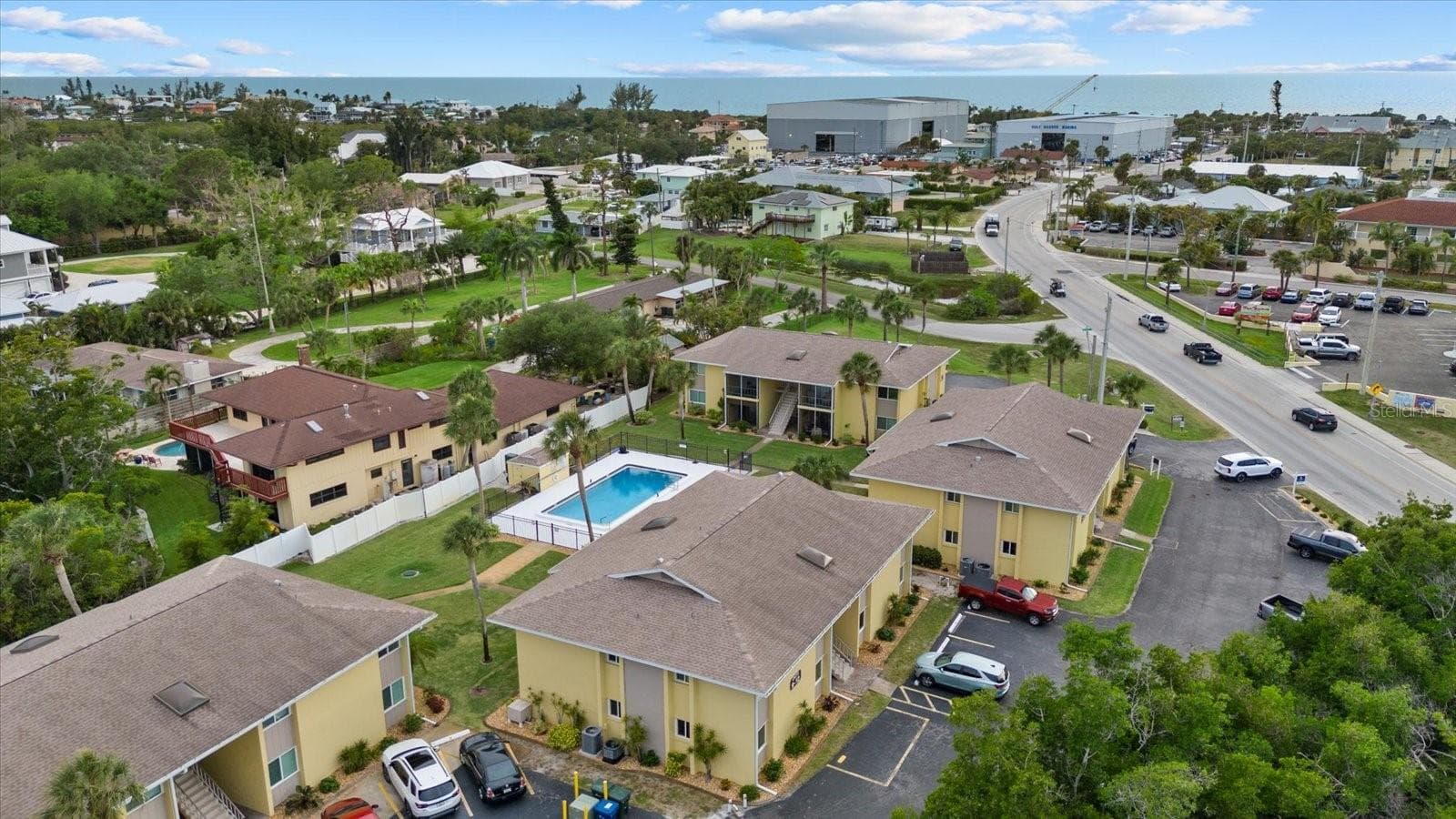 Aerial view to the west - 101 LOUELLA LN #10, NOKOMIS