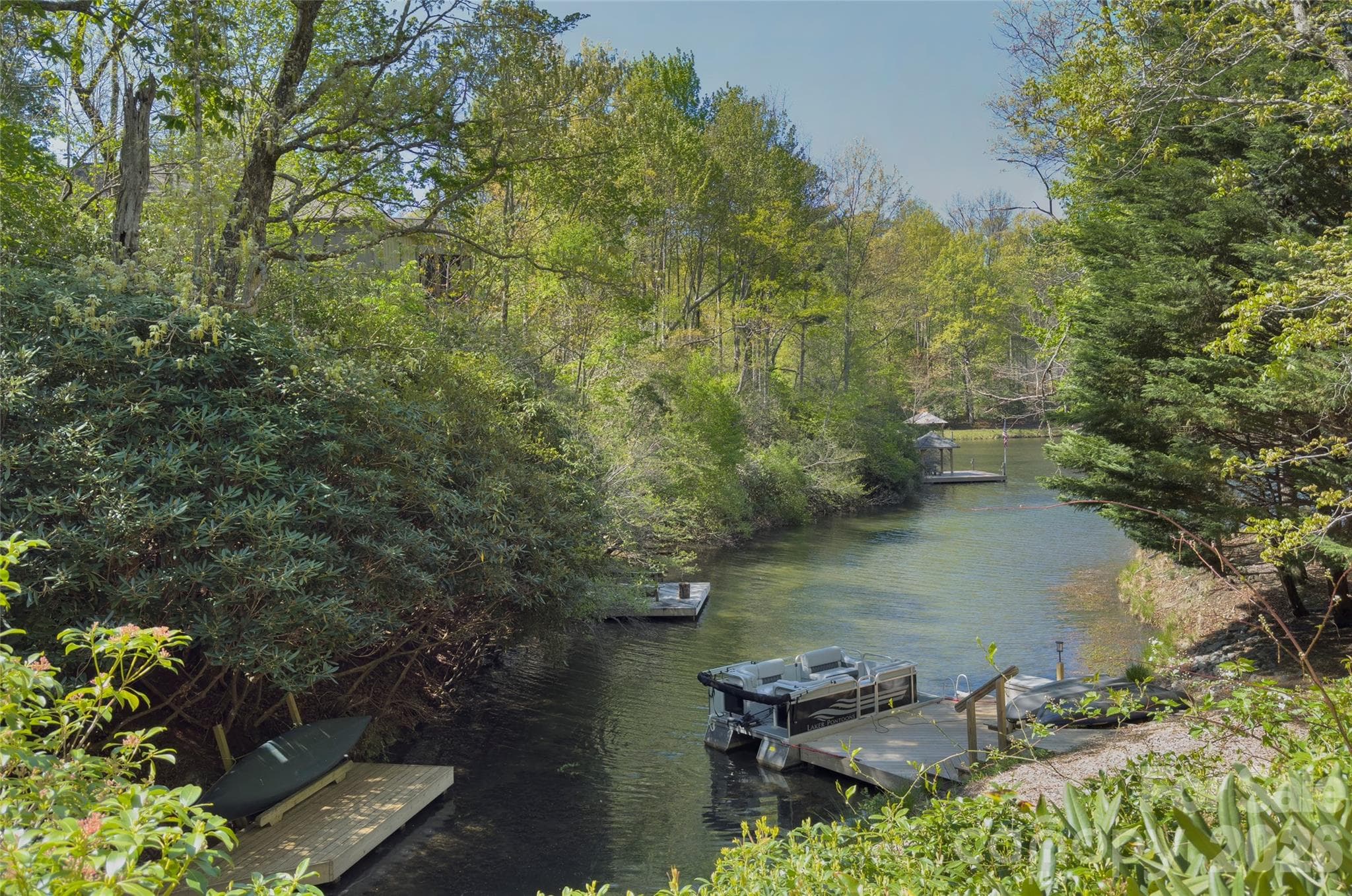 View of Lake from corner of lot - 960 Middle Connestee Trail, Brevard