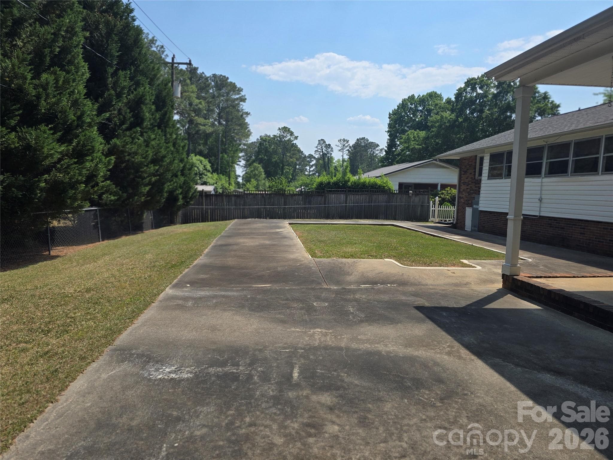 ANGLE VIEW OF BACK YARD - 620 Mcdowell Drive, Chester