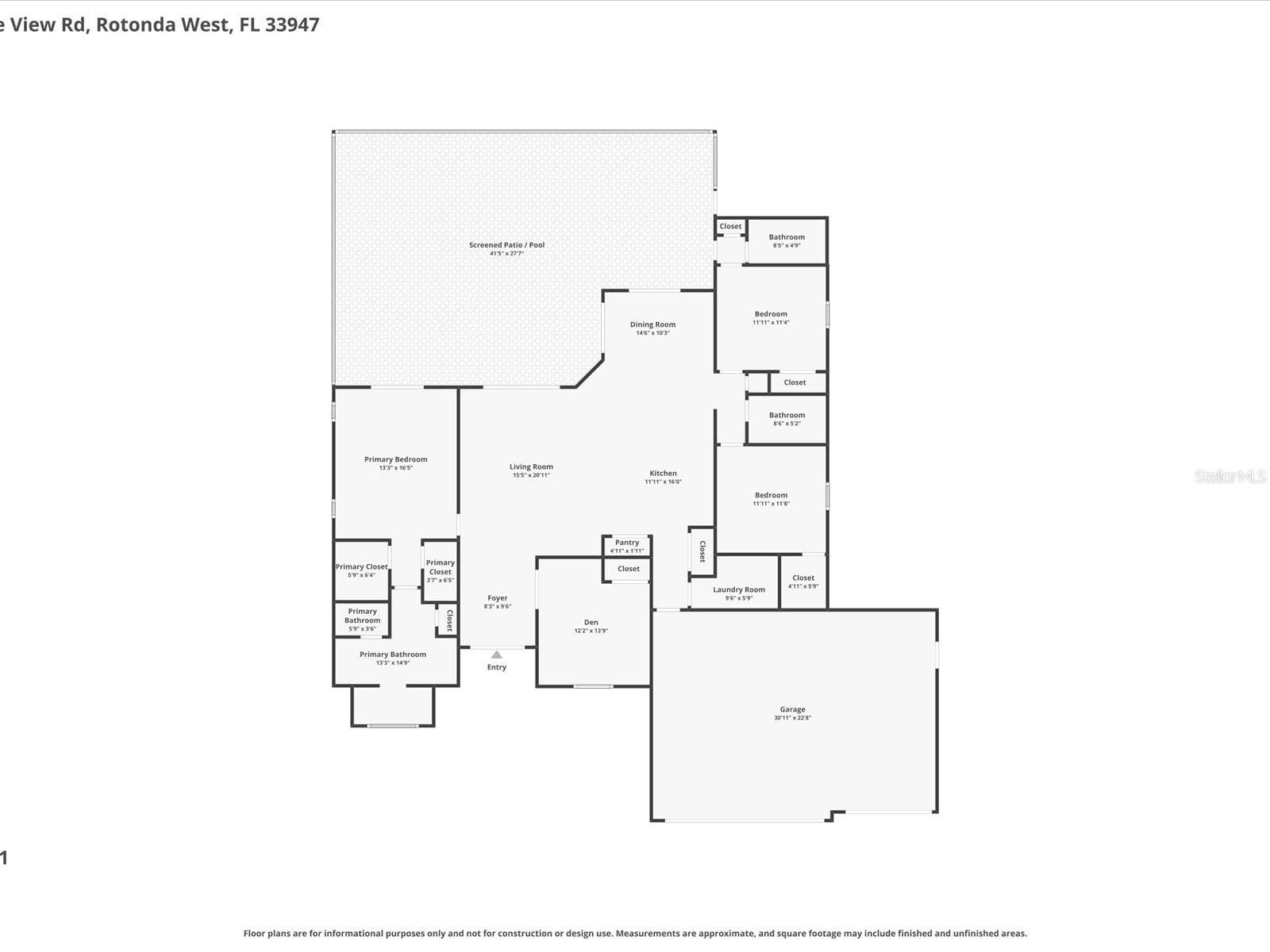 Single Family Residence at 72 TEE VIEW RD, ROTONDA WEST, photo 44 of 47