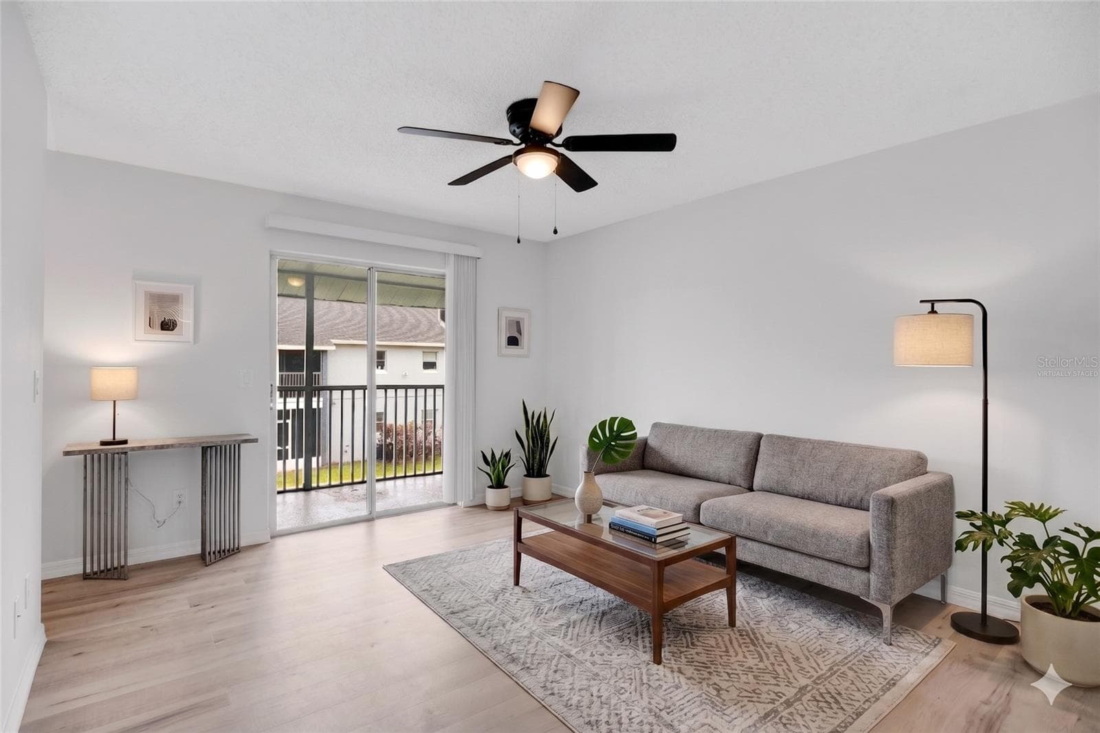 Virtually Staged - Living Room - 4100 PERSHING POINTE PL #3, ORLANDO