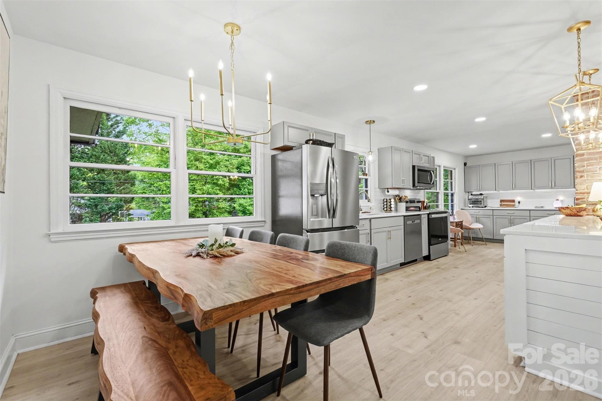 Breakfast area fits large table - 1209 Arbor Drive, Salisbury