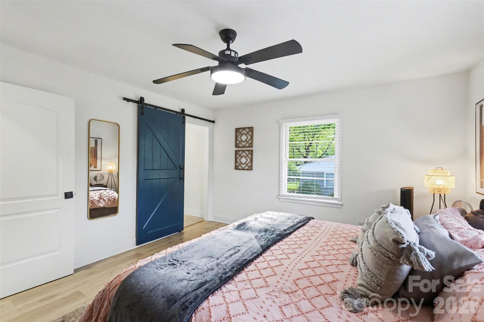Spacious primary with a barndoor entry into ensuite - 1209 Arbor Drive, Salisbury