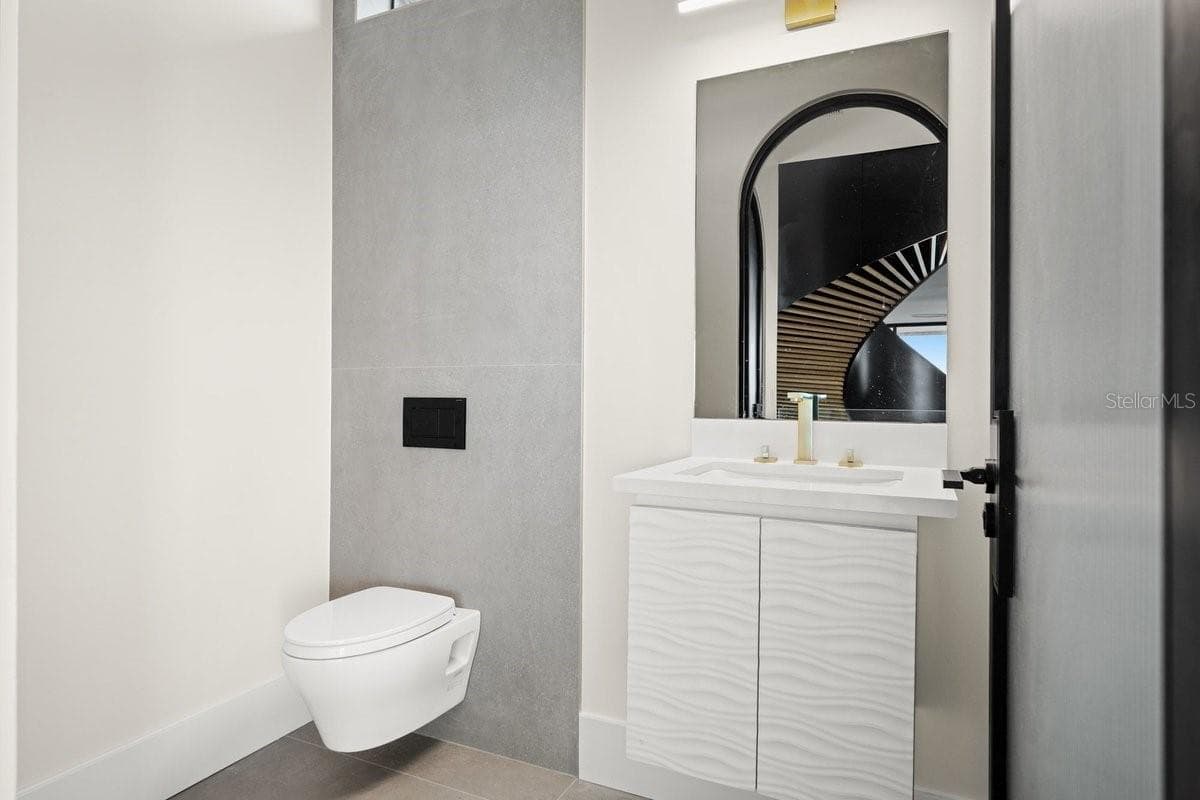2nd Floor Half Bath - 6176 S ATLANTIC AVE, NEW SMYRNA BEACH