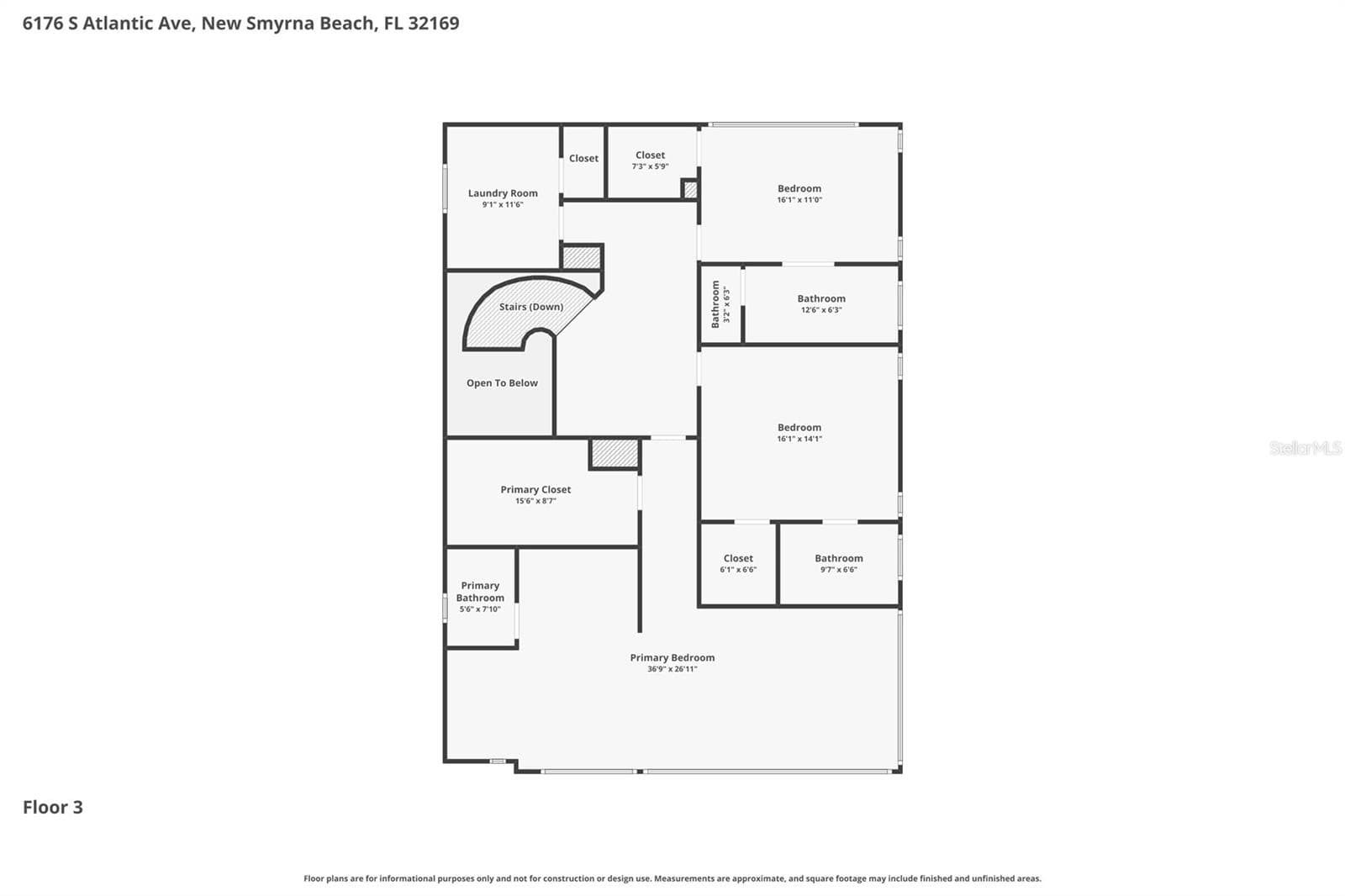 Floor Plan L3 - 6176 S ATLANTIC AVE, NEW SMYRNA BEACH