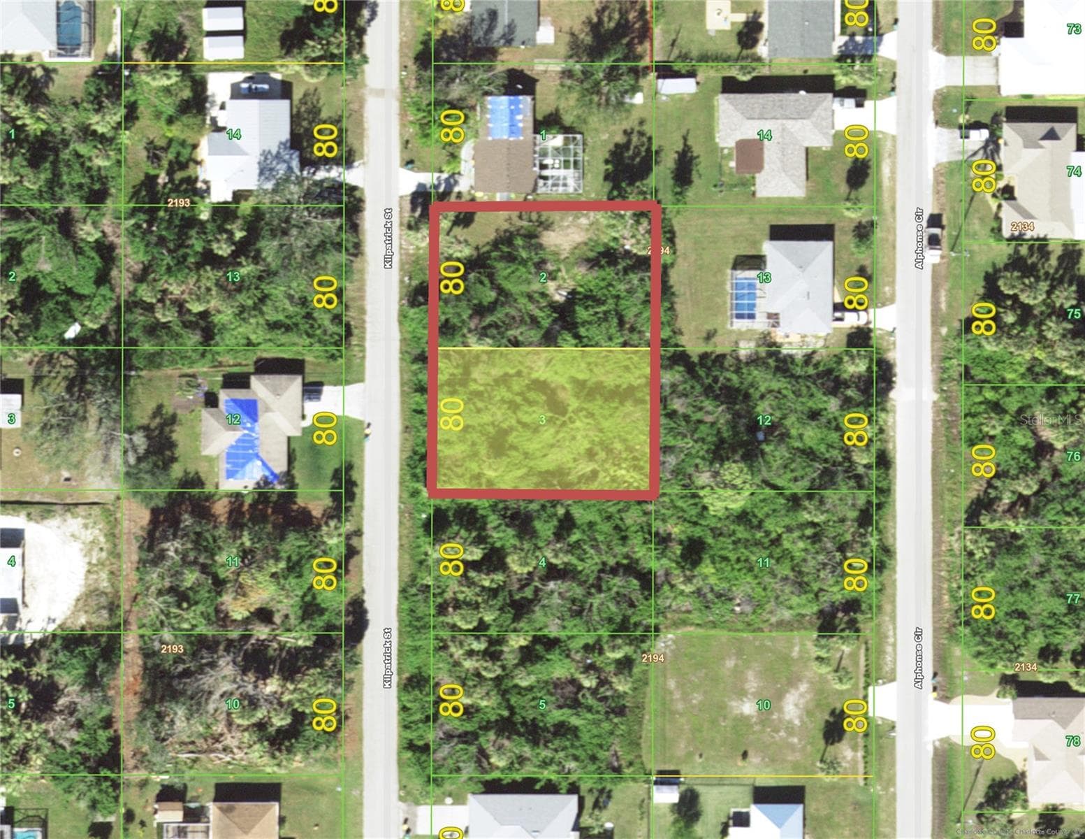 with the additional lot at 2416 Kilpatrick - 4224 KILPATRICK ST, PORT CHARLOTTE