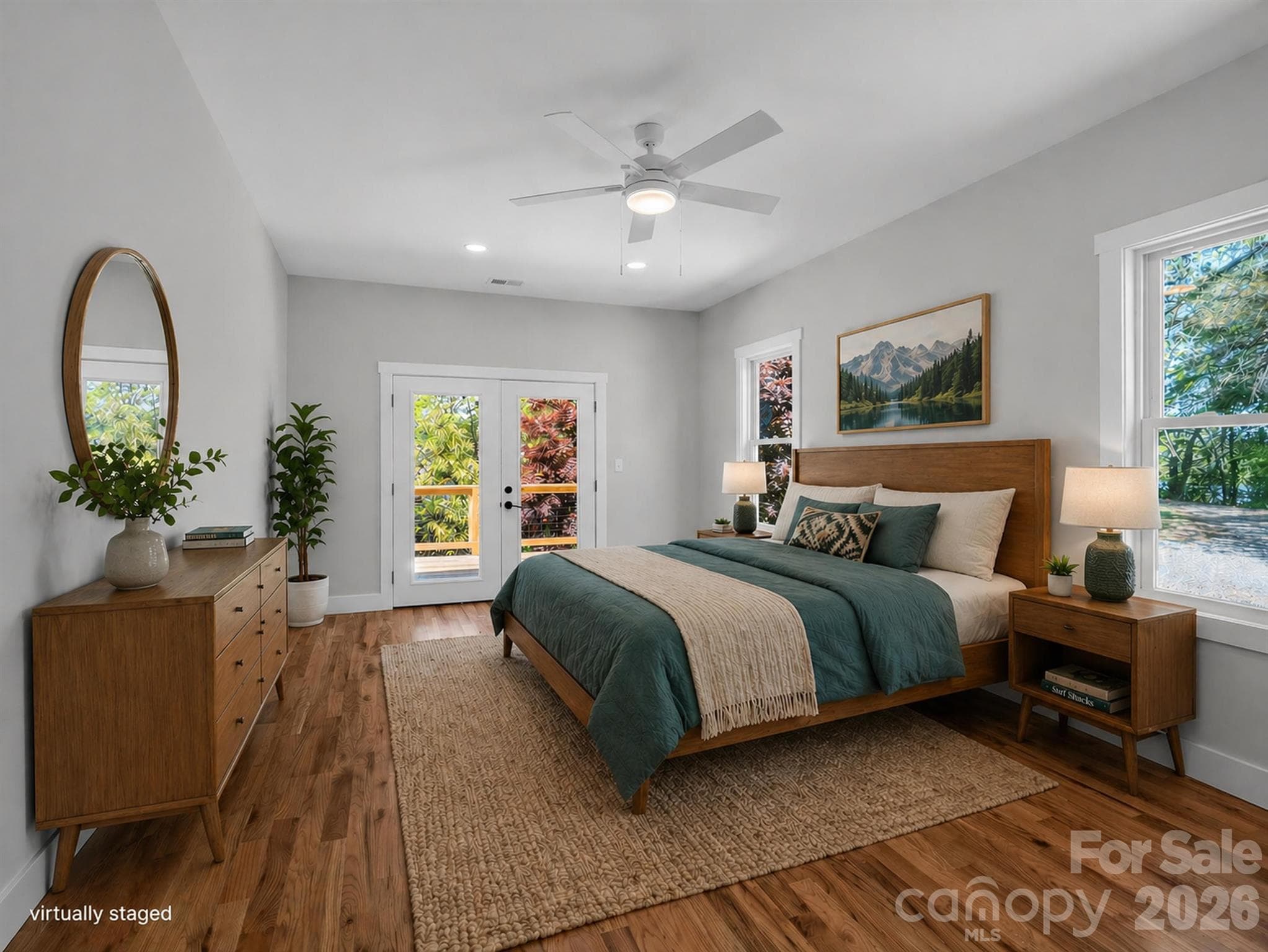 Primary Room - Main Floor - Virtual Staging - 18 Worley Place, Asheville