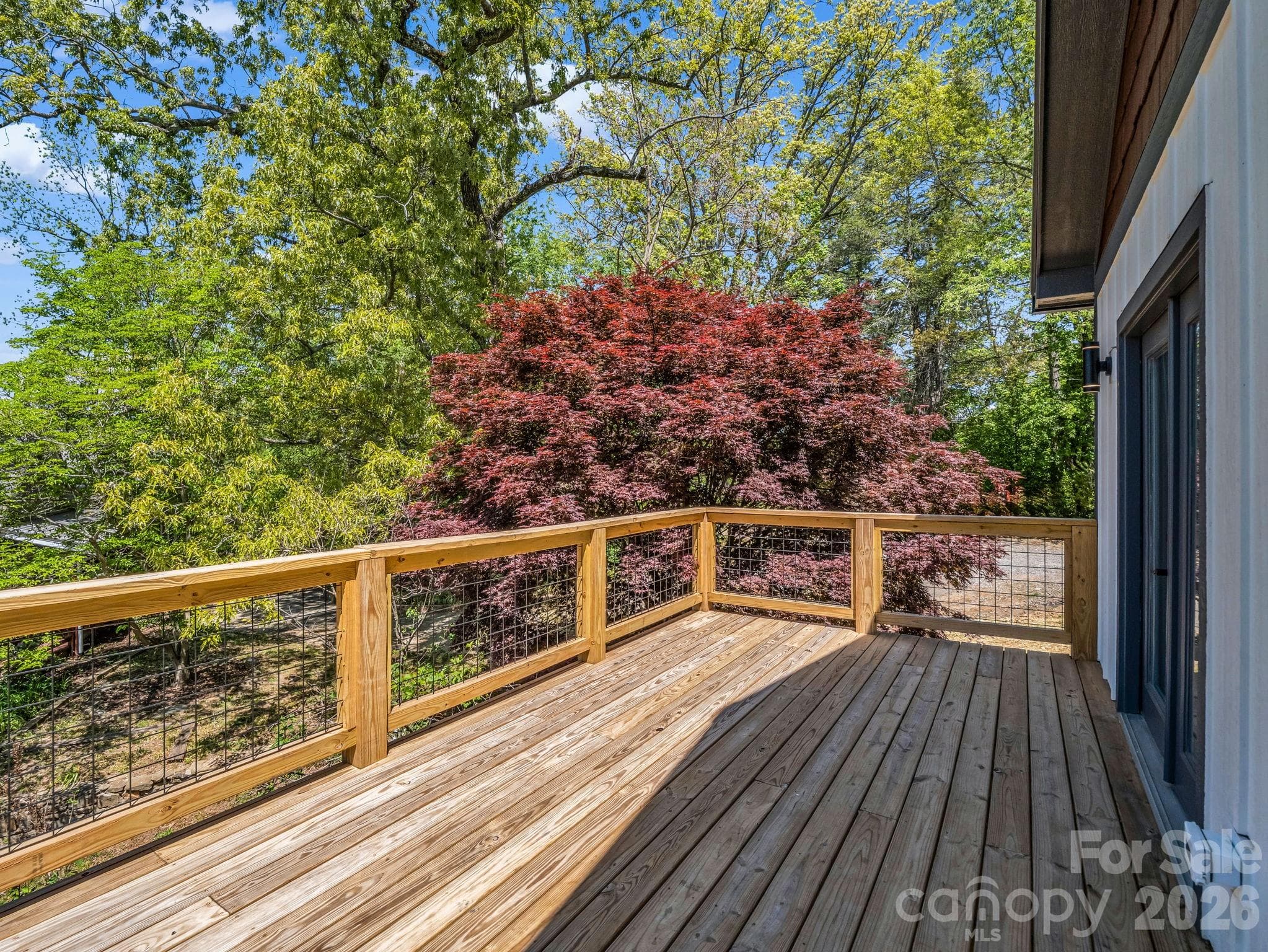 back deck off kitchen and primary - 18 Worley Place, Asheville