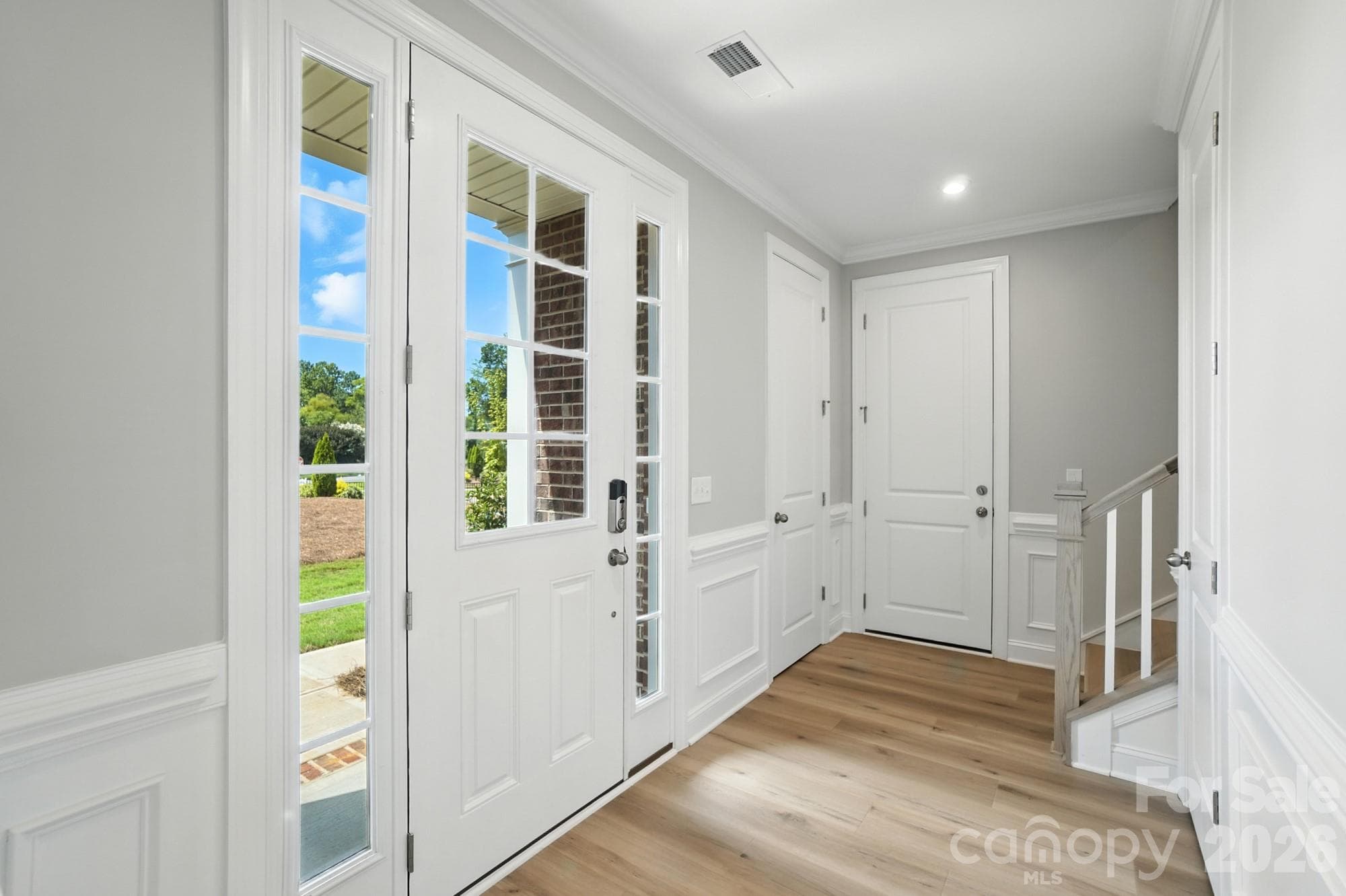 Representation of Foyer with southern exposure - 12015 Lavinia Lane, Charlotte