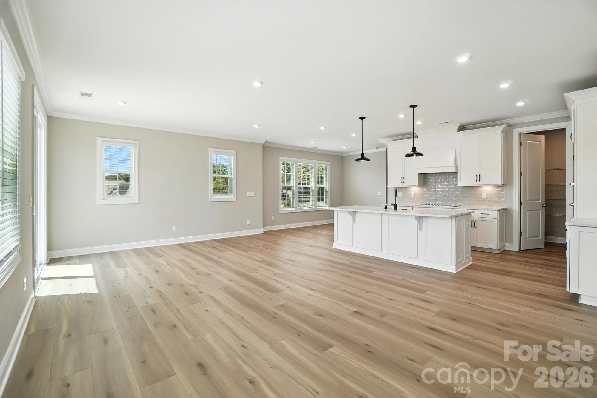 representation of great room/dining/kitchen - 12015 Lavinia Lane, Charlotte