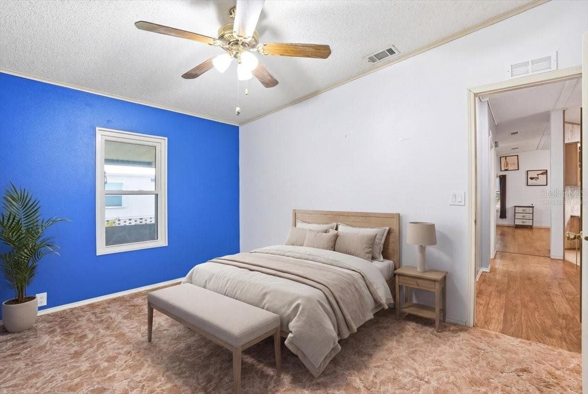 Guest bedroom #1 - Virtually staged - 6144 REDWING AVE, ENGLEWOOD