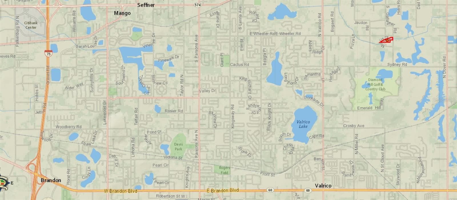 LOCATION OF THE LOT IN RELATION TO SURROUNDING NEIGHBORHOODSDiamond Hill Golf Course is just to the South - a 3 minute driveA 5+ acre lot is rare in this well-positioned neighborhood - GALLAGHER RD, DOVER