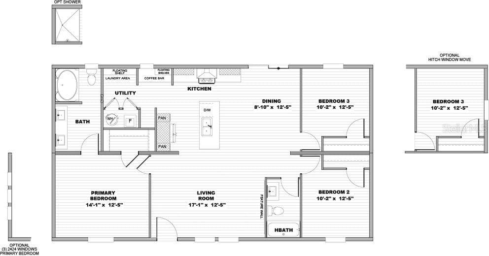 Floor Plan - 106 SUNLAND DR, SATSUMA