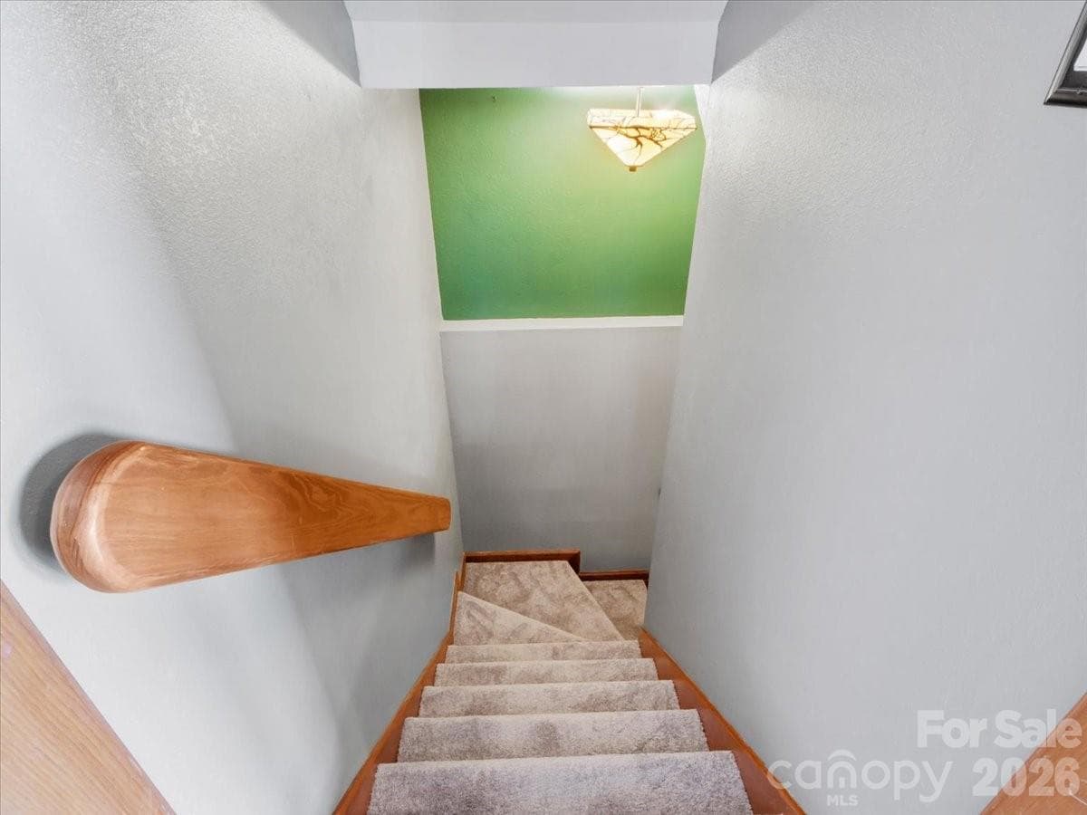 Stairs to basement/lower level - 49 Slickrock Ridge Way S, Burnsville