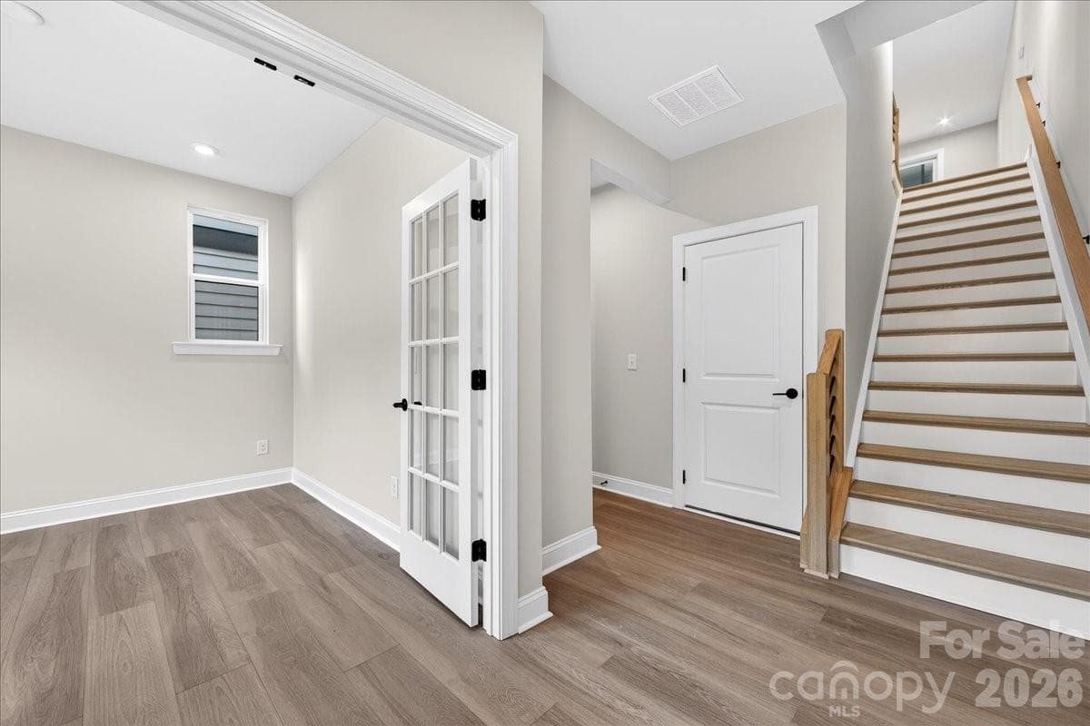 Flex space featuring french doors - 420 Old Town Village Road, Waxhaw