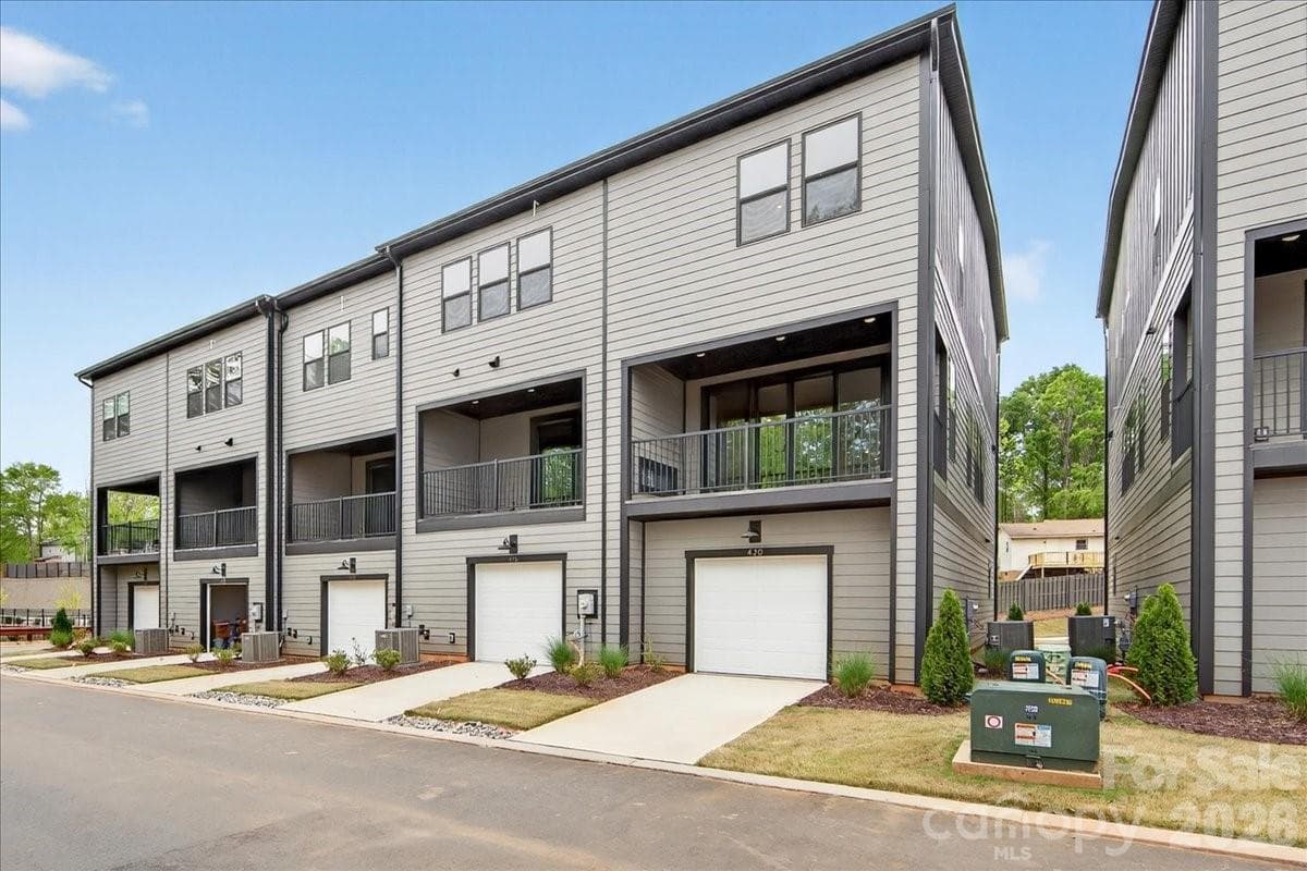 2 bay tandem rear load garage - 420 Old Town Village Road, Waxhaw