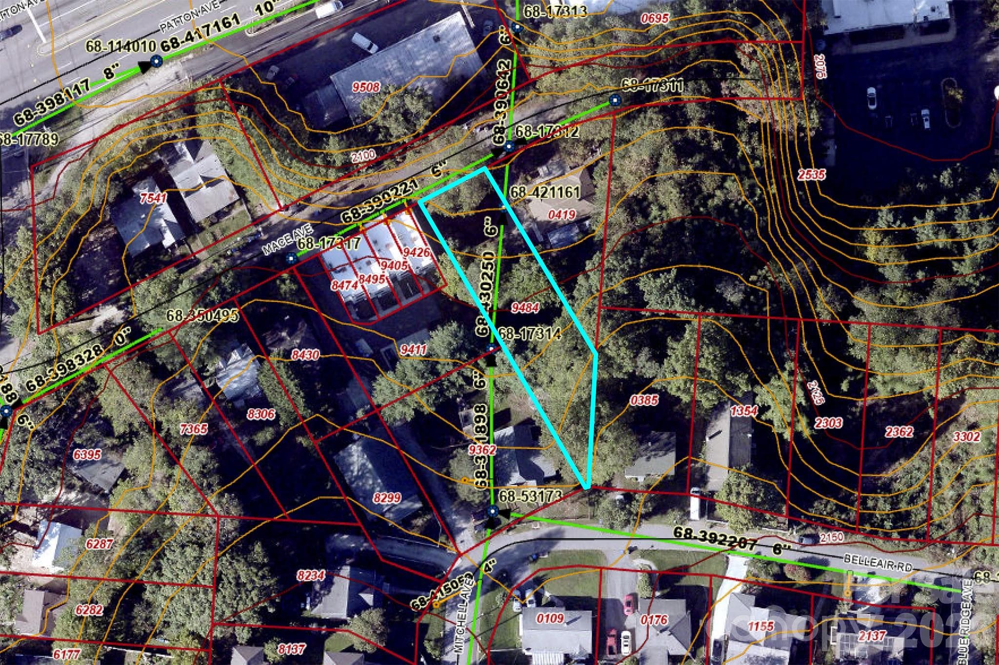 Lot 108 Mace Satellite View - Asheville