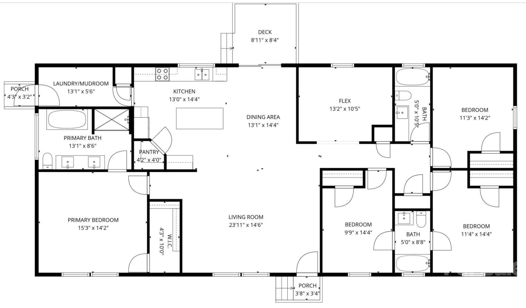 Huge floorplan with 3 full baths - new construction - Lancaster