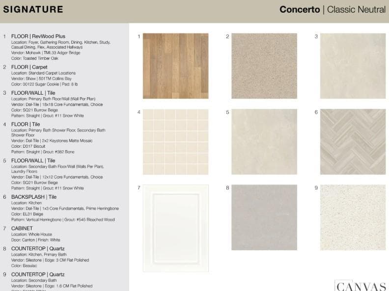 207 Silver Fleet Drive design selections. Home is currently under construction and selections are subject to change. - 207 Silver Fleet Drive, Indian Trail