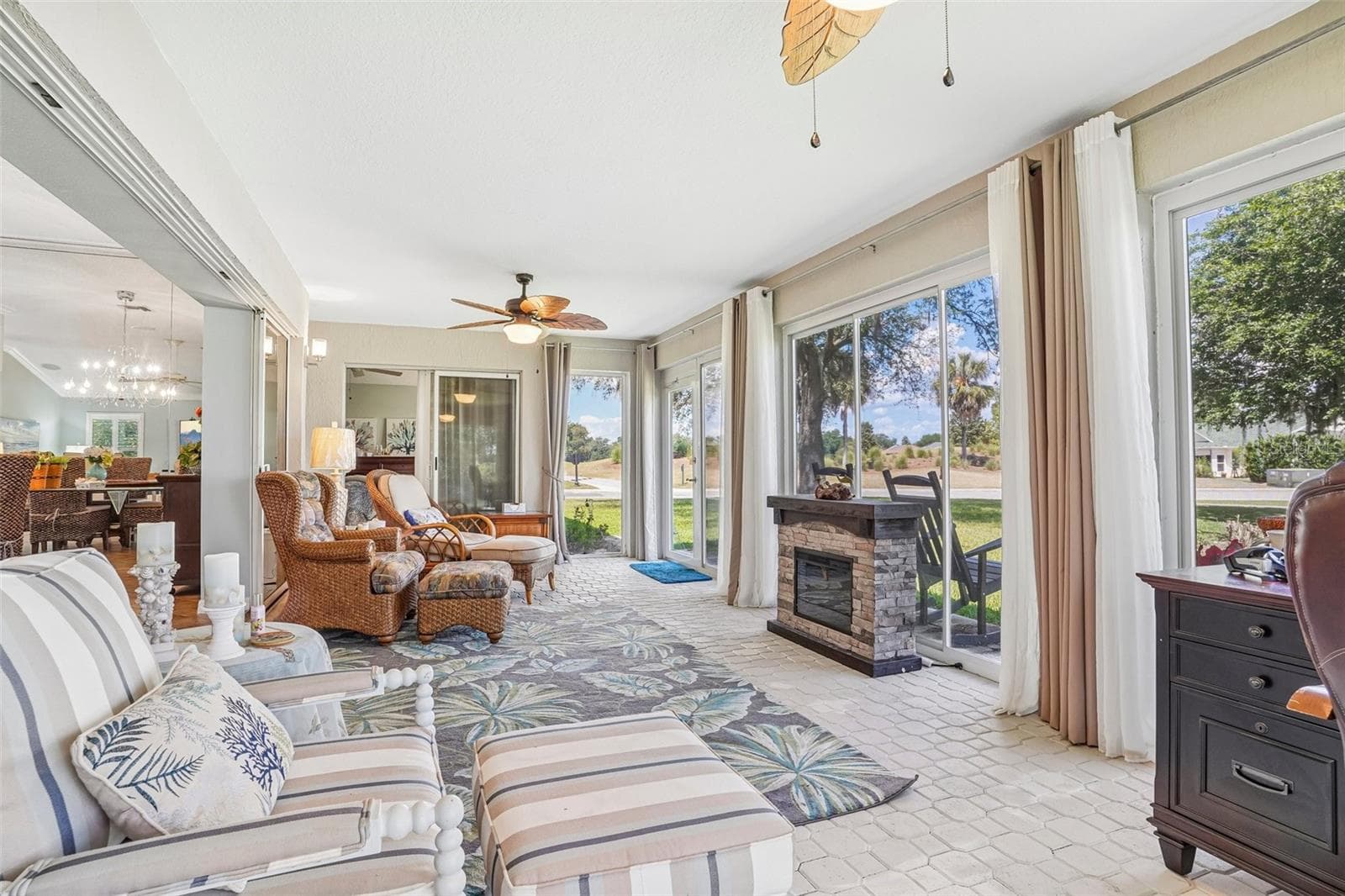 Glass Enclosed Lanai - 2837 GRANT WAY, THE VILLAGES