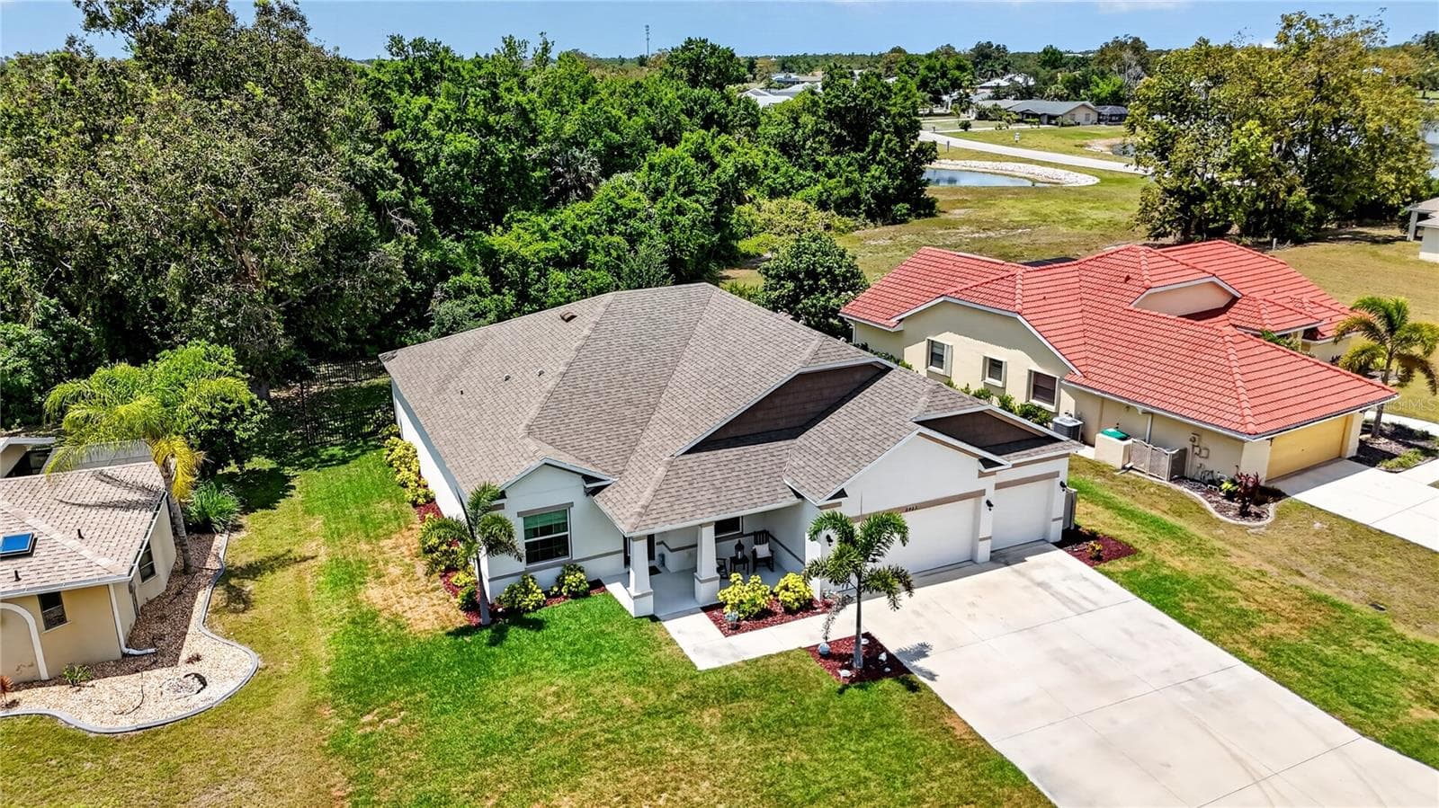 You will never have someone living behind you with this private backyard. - 2423 MALAYA CT, PUNTA GORDA