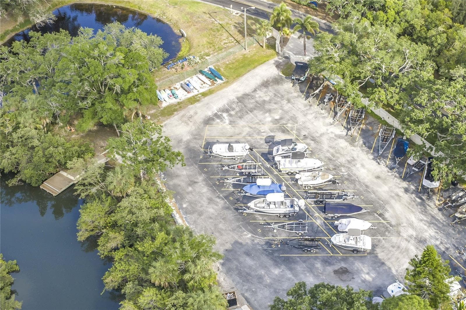 Launch ramp for trailered boats or to pull one out for maintenance. - 1092 SANABEL CT NE, ST PETERSBURG