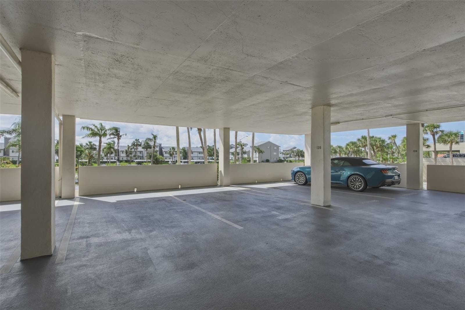 Under bldg parking - 1270 GULF BLVD #1202, CLEARWATER BEACH