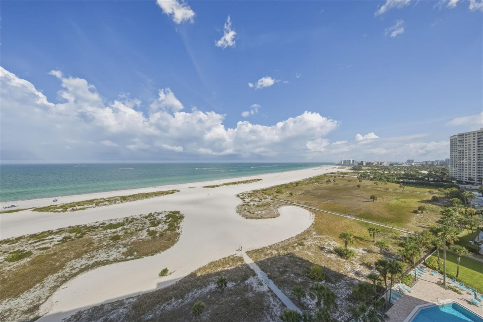 Aerial - 1270 GULF BLVD #1202, CLEARWATER BEACH