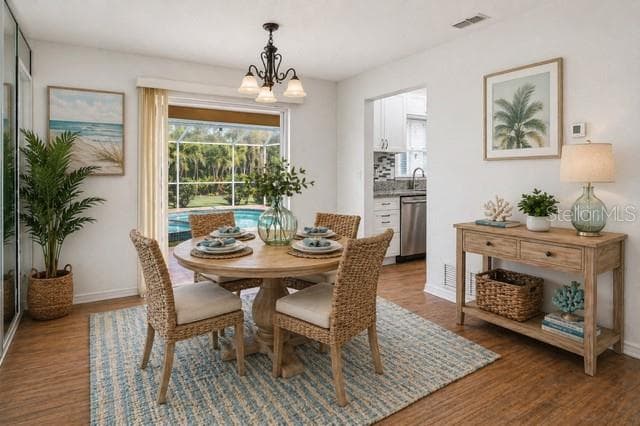 Staged Dining Room - 5251 ASHTON RD, SARASOTA