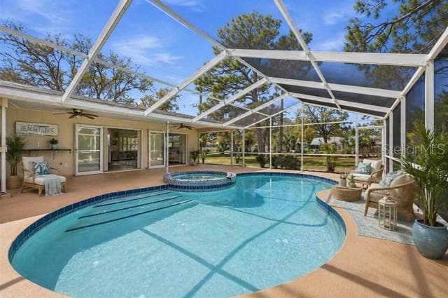Staged pool area - 5251 ASHTON RD, SARASOTA