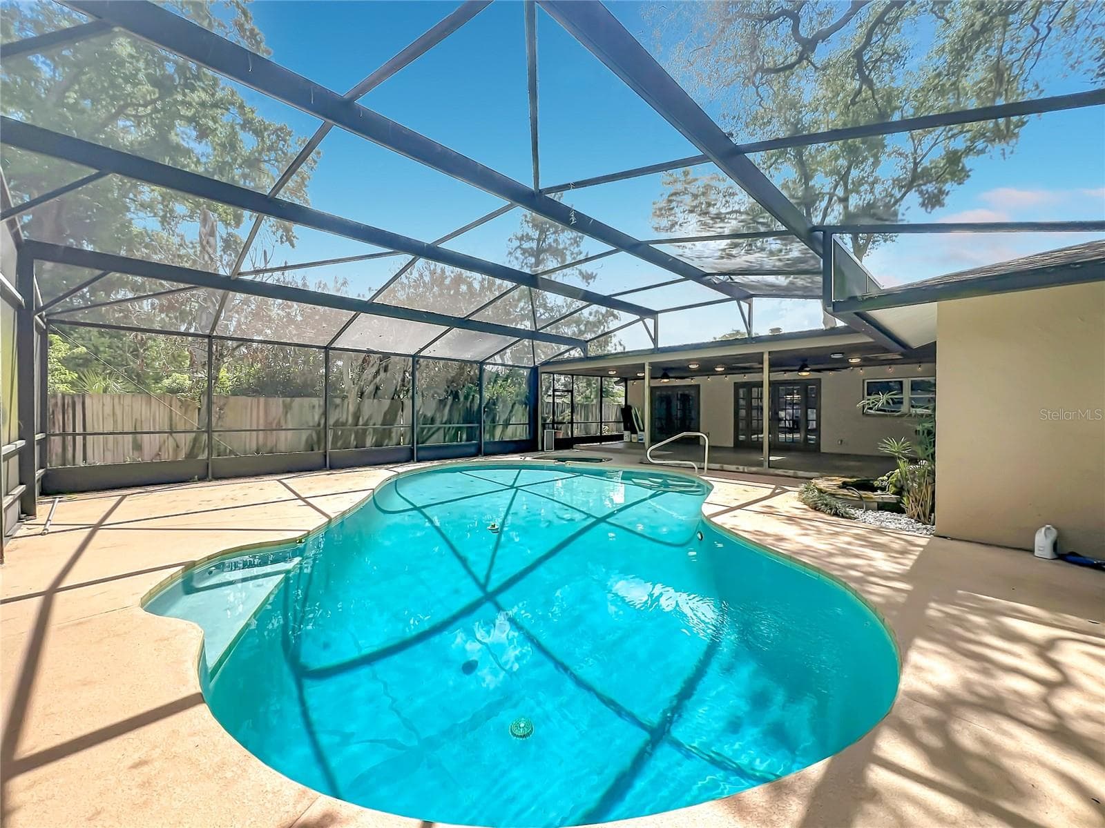 Fully screened pool - 105 CEDAR OAK TRL, LONGWOOD