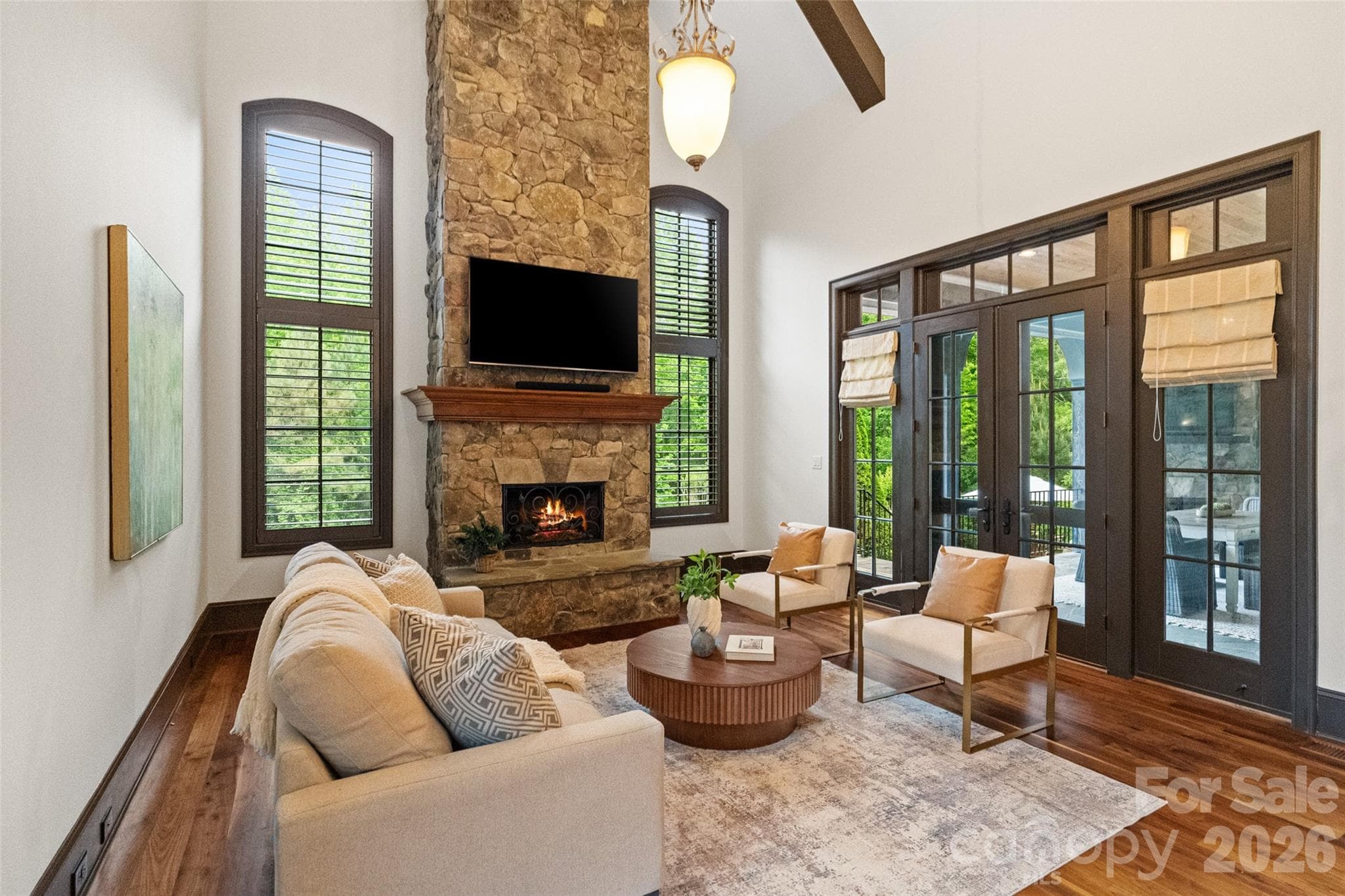Great Room - 9105 Island Point Road, Charlotte