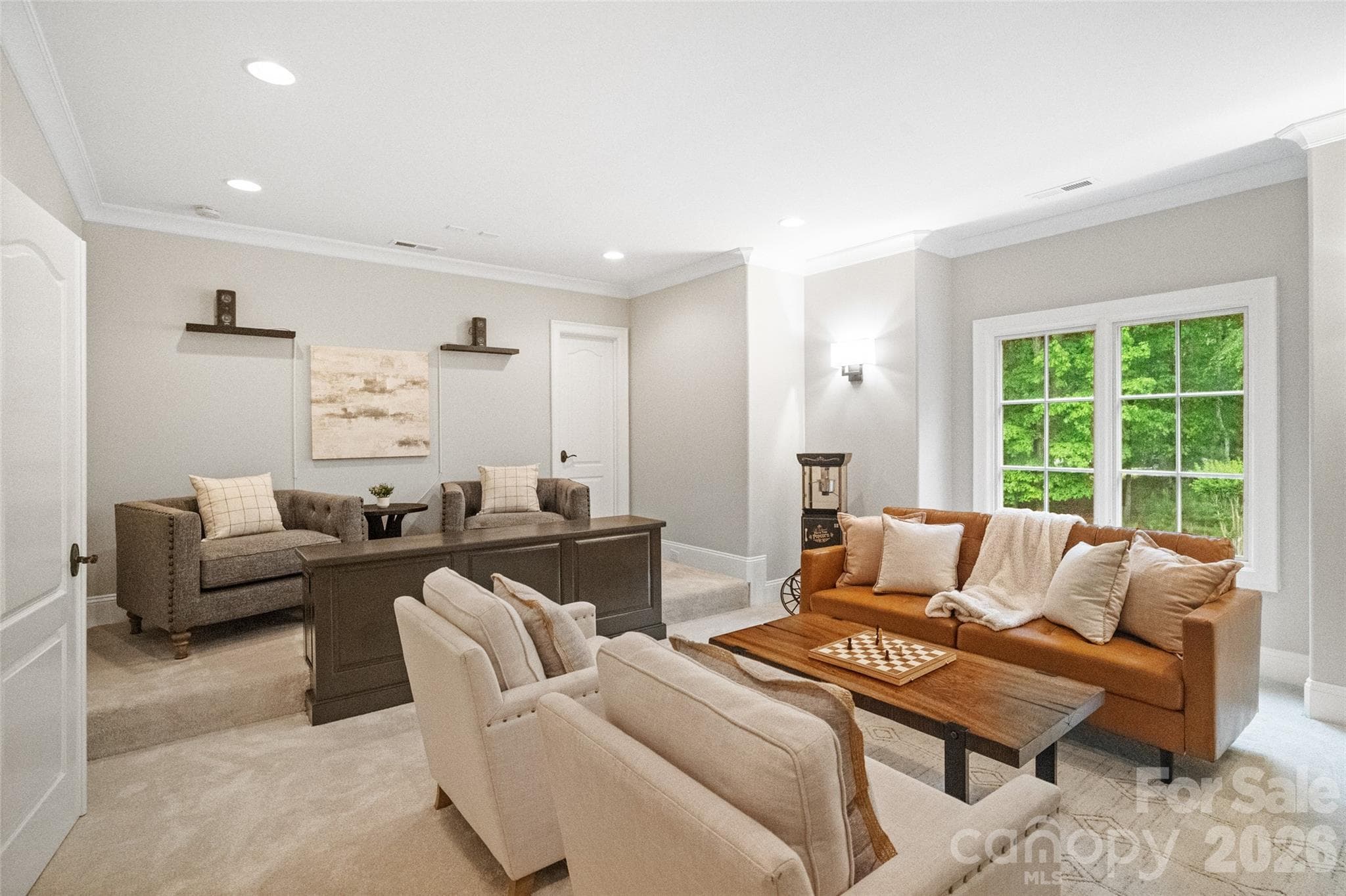 Sound-Insulated Media Room - 9105 Island Point Road, Charlotte