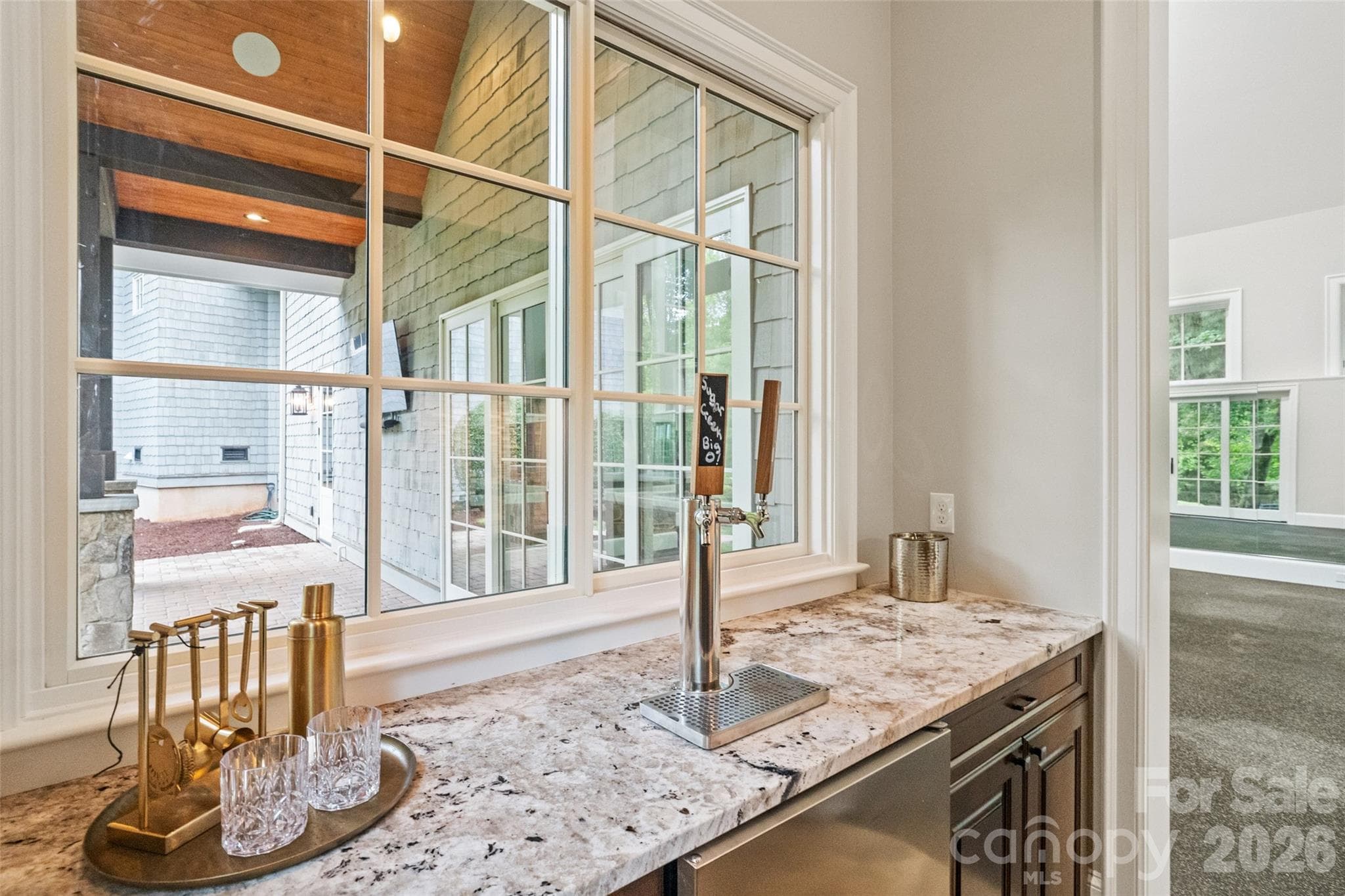 Kitchenette/Bar (accessible from gym and pool) - 9105 Island Point Road, Charlotte