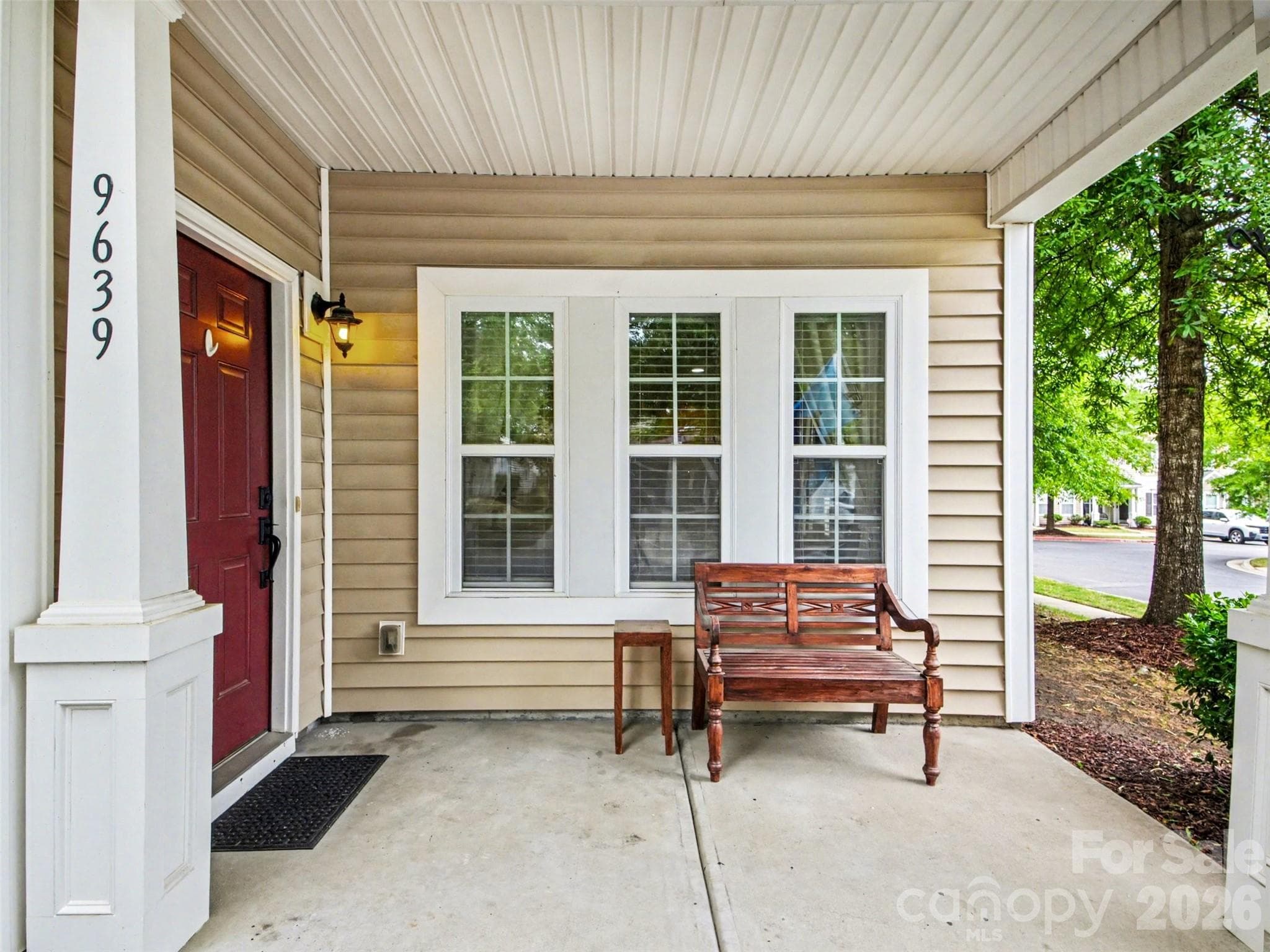Front porch - 9639 Turning Wheel Drive, Charlotte