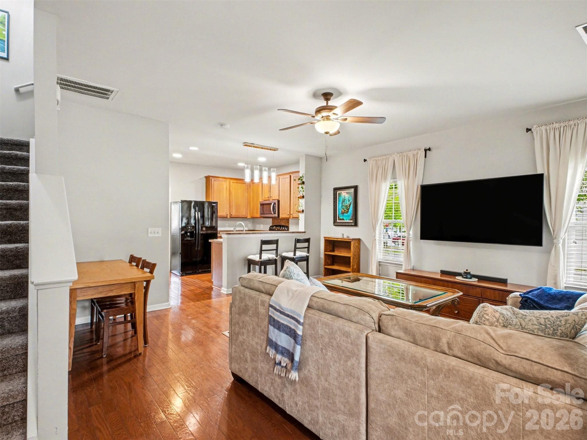 Main living space - 9639 Turning Wheel Drive, Charlotte