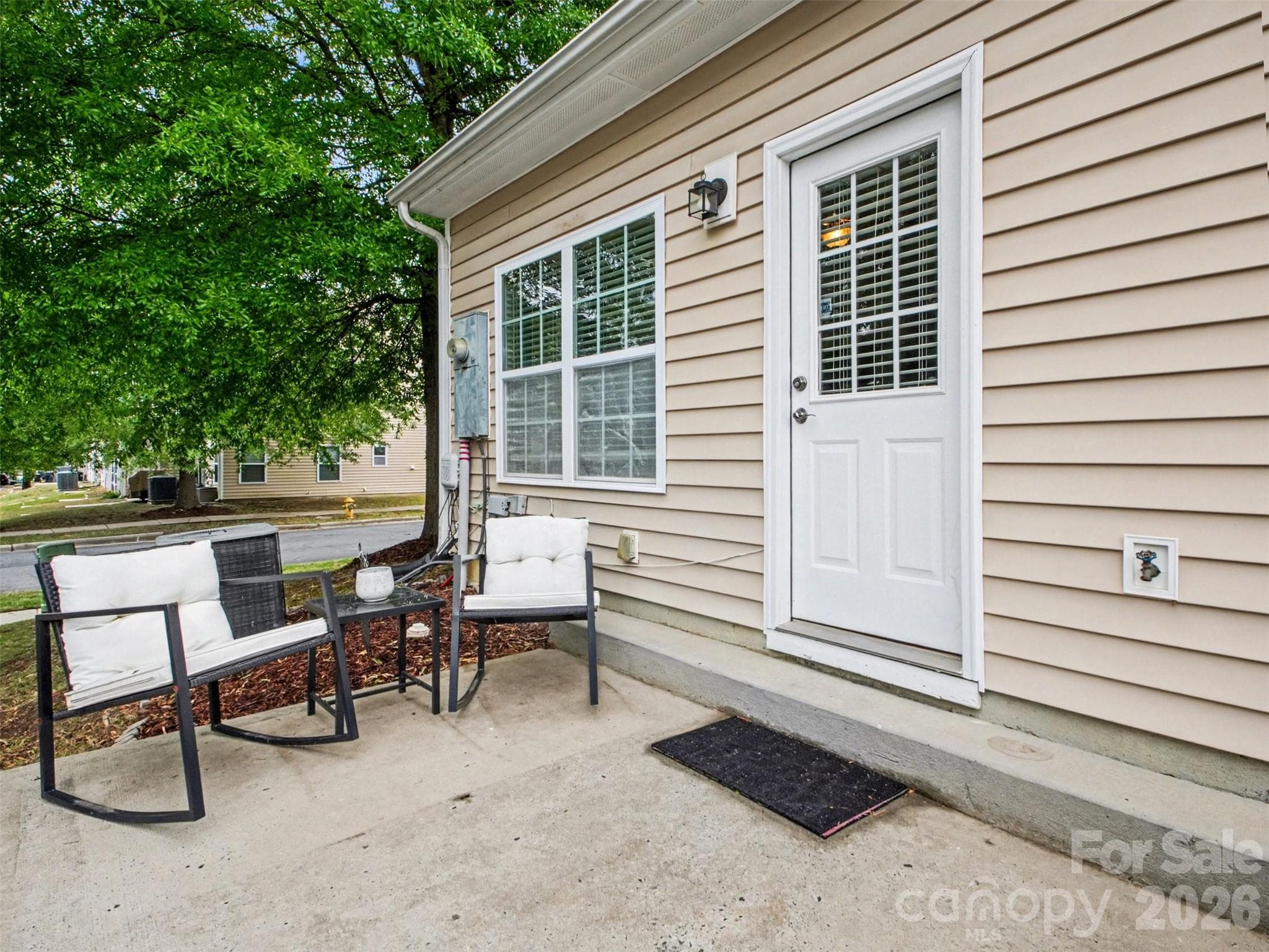 Back patio - 9639 Turning Wheel Drive, Charlotte