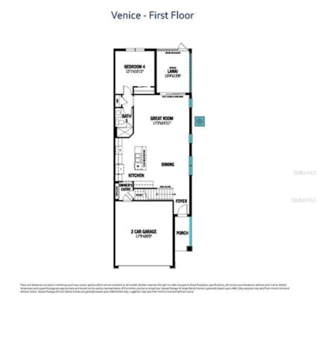 1st floor - floor plan - 4062 CLOUD HOPPER WAY, LUTZ