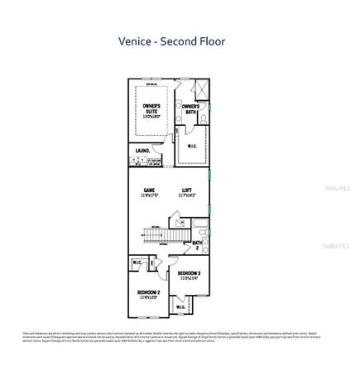 2nd floor - floor plan - 4062 CLOUD HOPPER WAY, LUTZ
