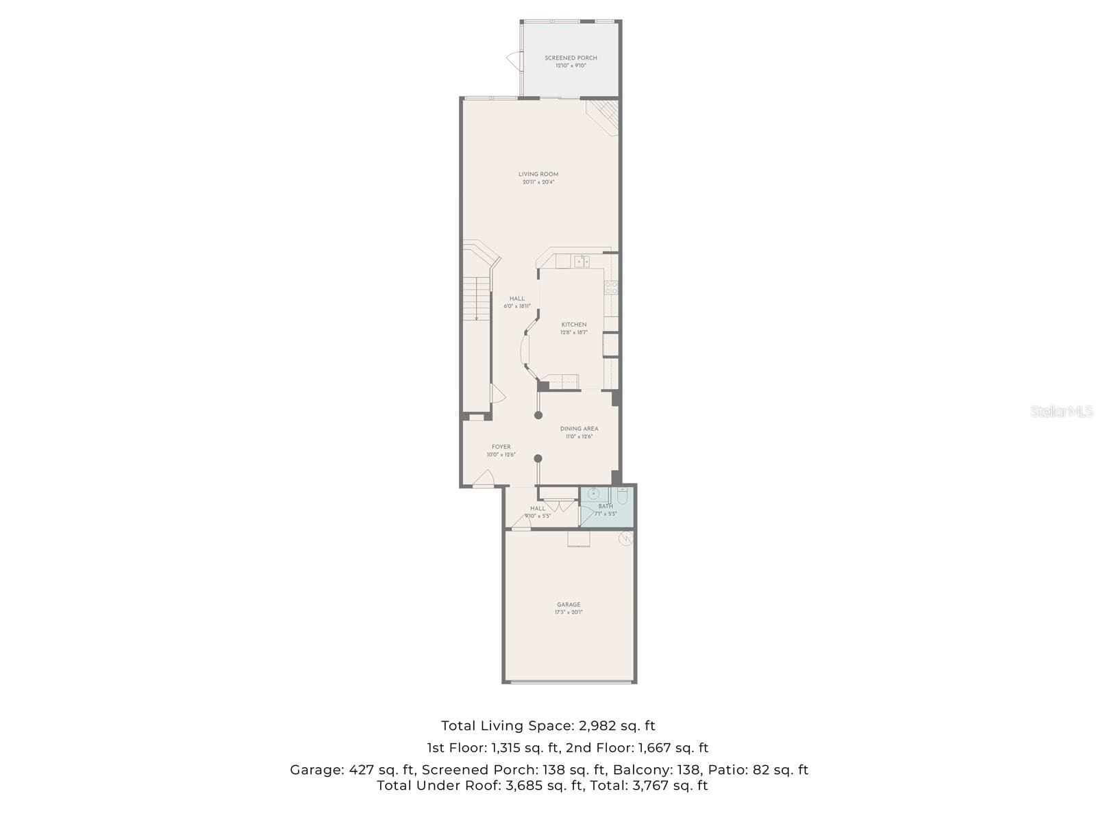 Townhouse at 615 SAXONY BLVD, ST PETERSBURG, photo 76 of 78