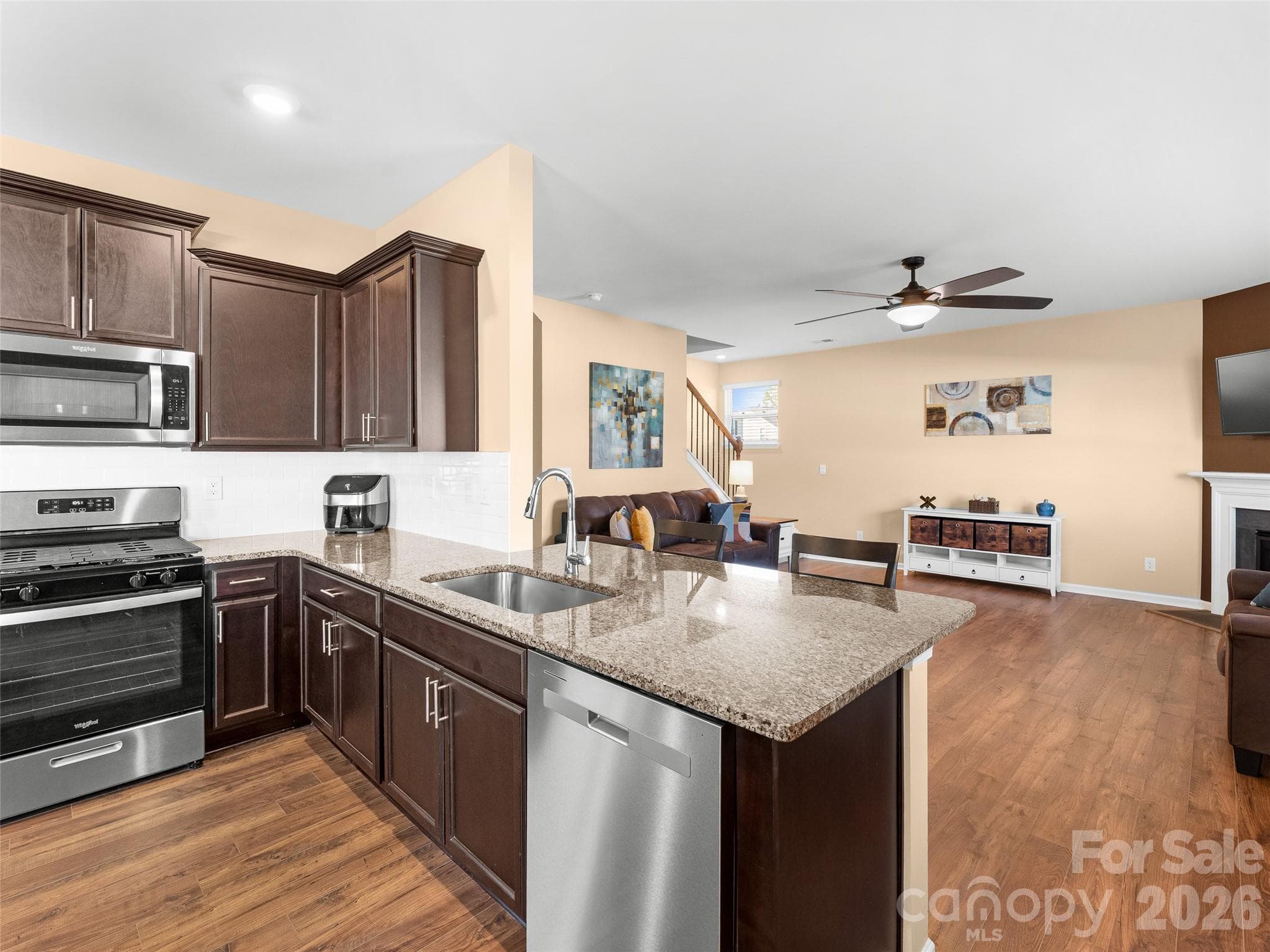 Great Room/  Kitchen - 141 Wheatfield Road, Fletcher
