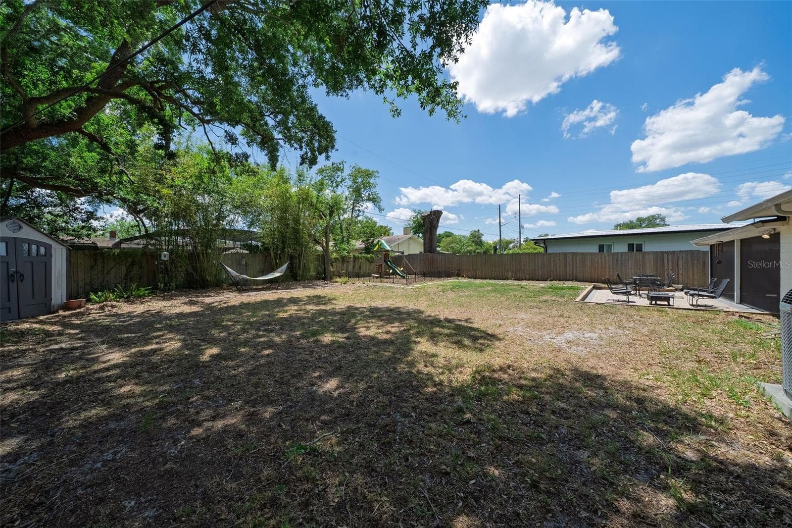 Large backyard - 1448 CUMBIE ST, ORLANDO