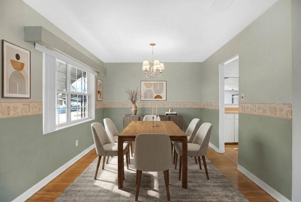 Virtually Staged Dining Room - 2501 BETHAWAY AVE, ORLANDO