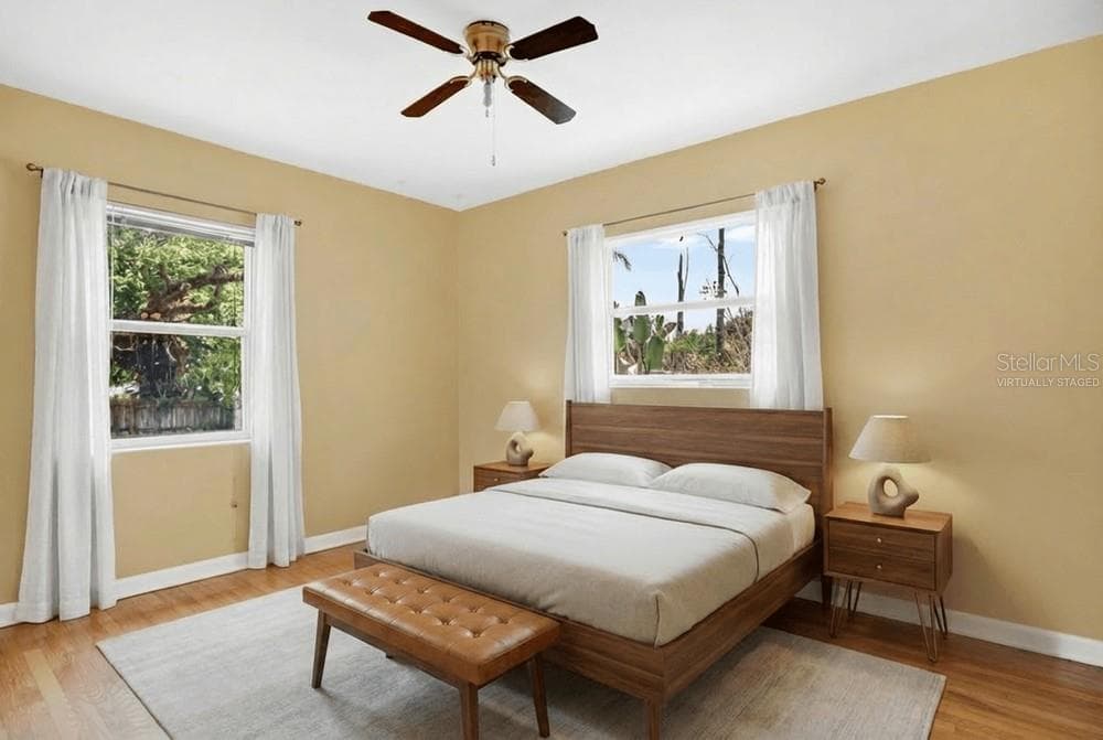 Virtually Staged Bedroom - 2501 BETHAWAY AVE, ORLANDO