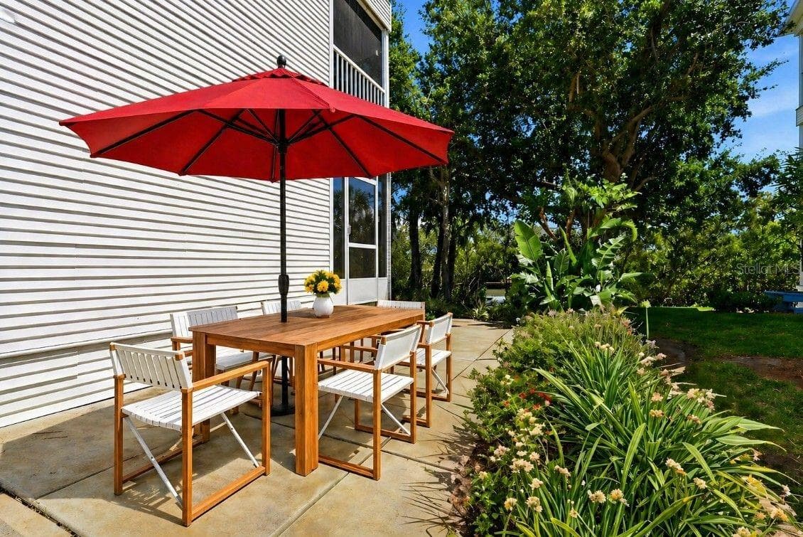 Virtual Stage - Things you could do with this open concrete patio area. - 14837 SEMINOLE TRL, SEMINOLE