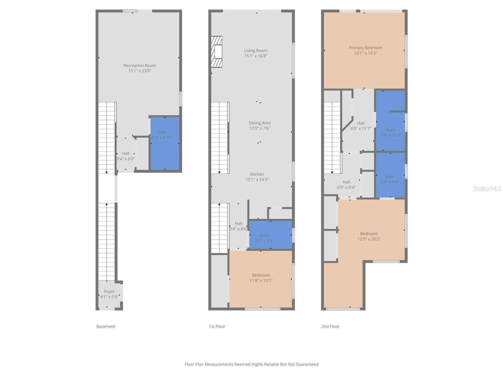 All three floors - 14837 SEMINOLE TRL, SEMINOLE