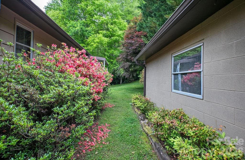 Mudroom Exit to Garage - 520 Blythe Road, Pisgah Forest