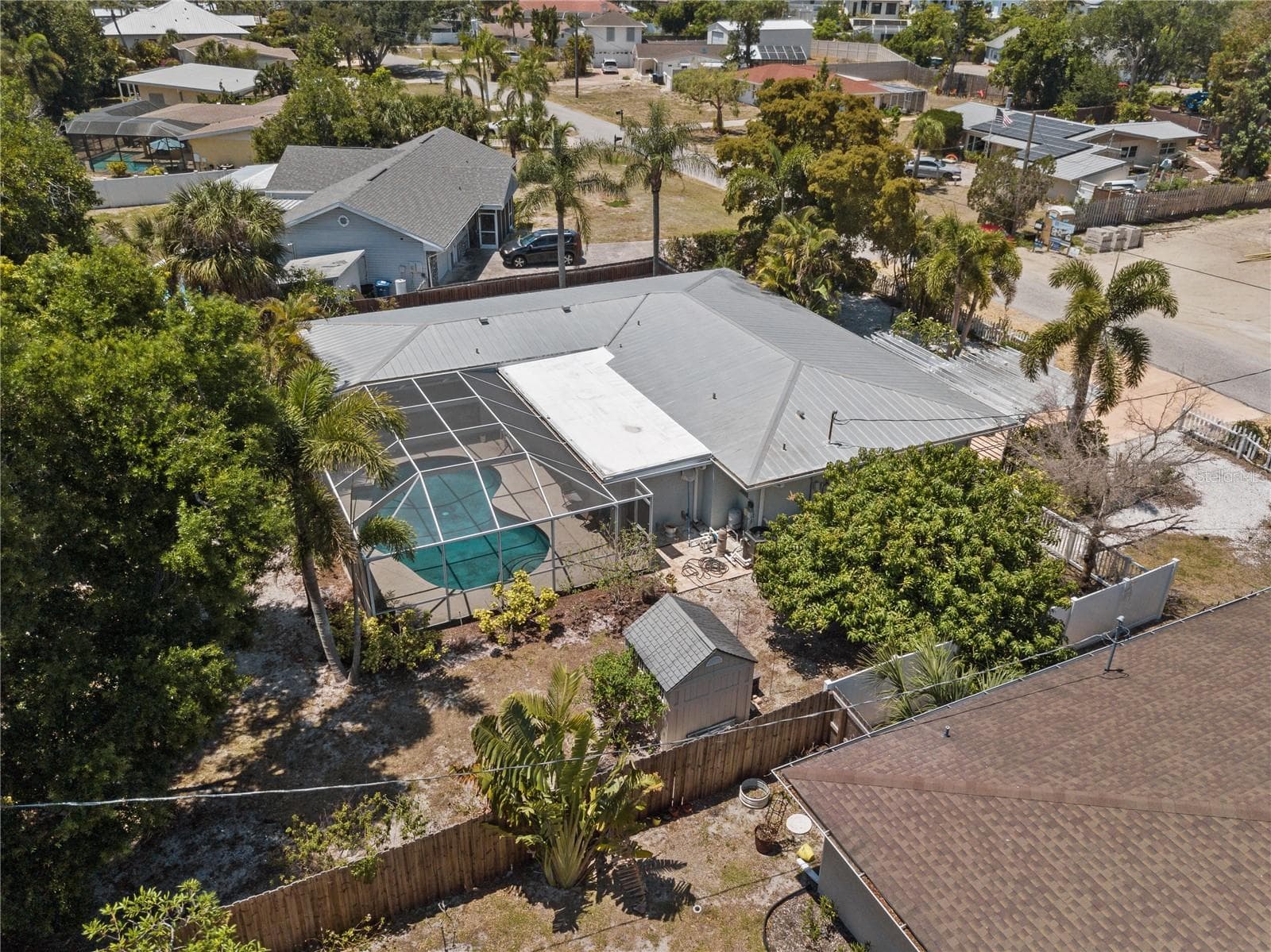DRONE OVER PROPERTY - 7860 HOLIDAY DR, SARASOTA